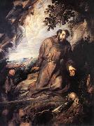 St Francis of Assisi Receiving the Stigmata Peter Paul Rubens